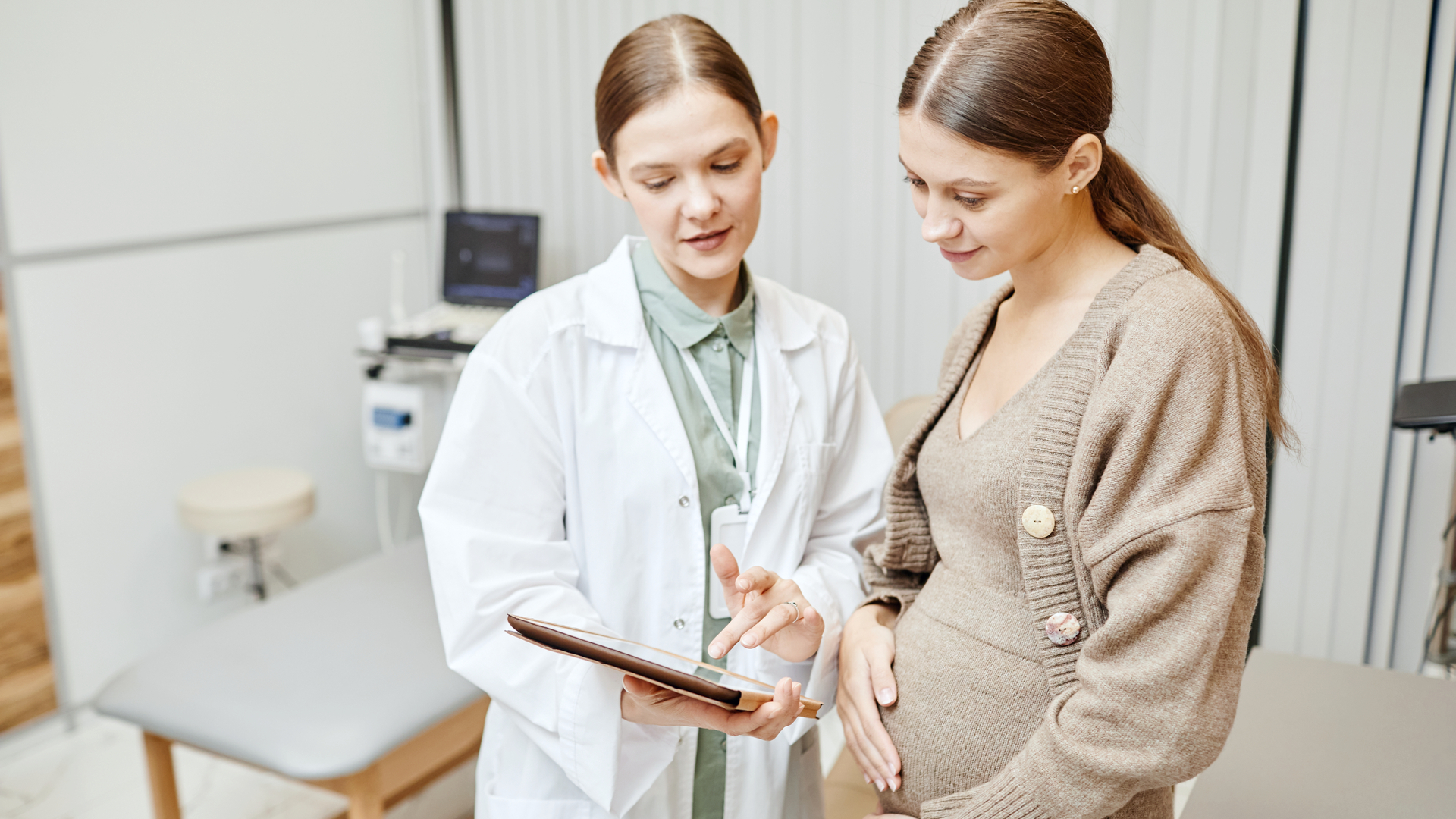 ob-gyn and patient