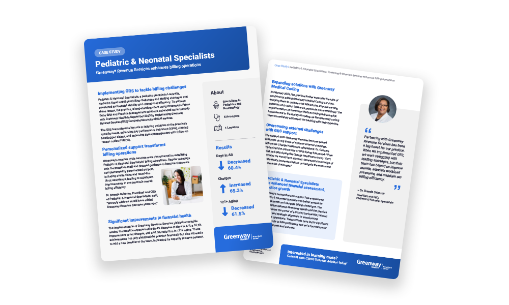 image of 2 pages of a case study on a plain background
