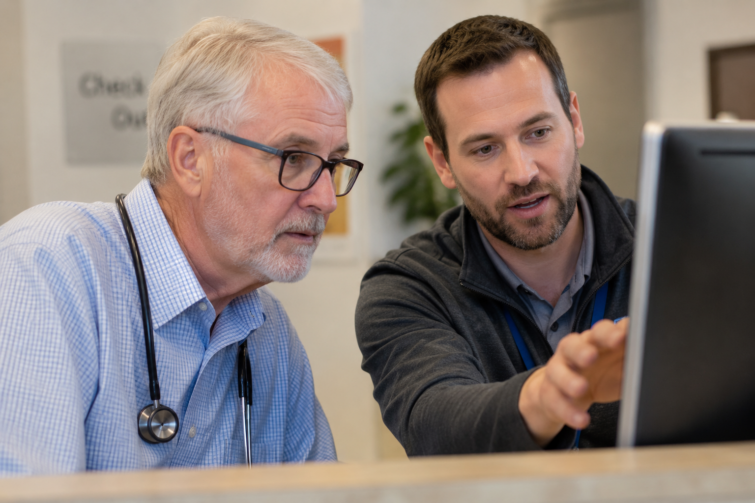 Healthcare data analytics services hero image